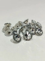 Пришивные стразы 30 мм для мебели и рукоделия