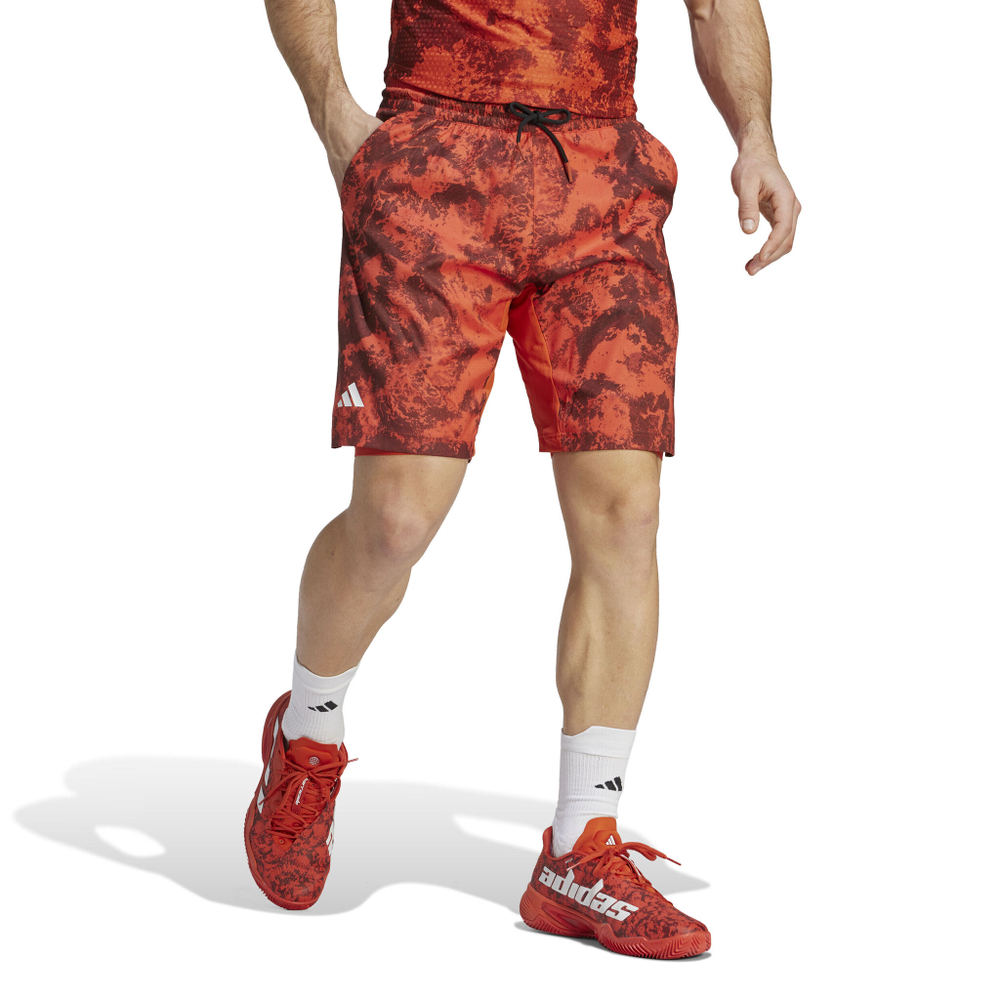 Мужские теннисные шорты adidas Paris 2N1 Shorts Men - Orange, Black