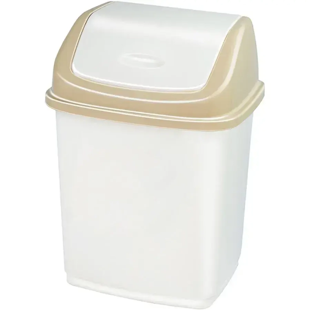 Контейнер для мусора Ромашка 18 л с перекидным верхом