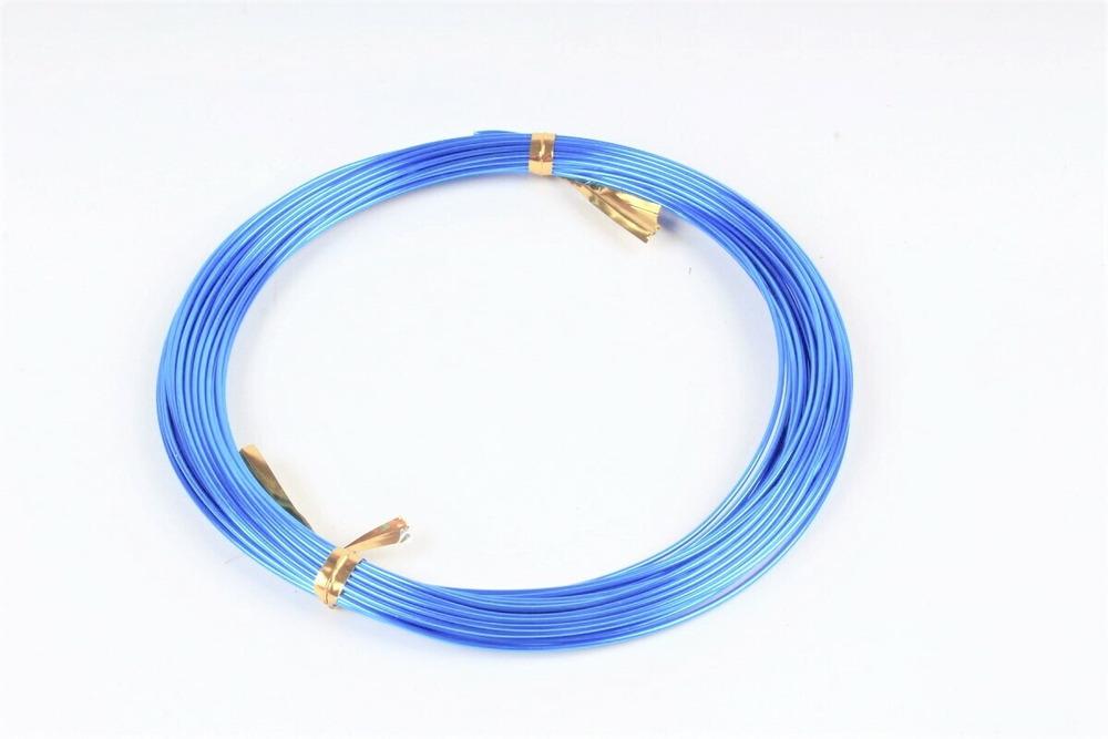 Проволока голубая декоративная 1ммх10м.