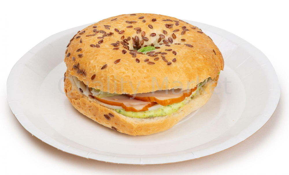 Тарелка бумажная ECO PLATE 230 WB (100шт/600шт)