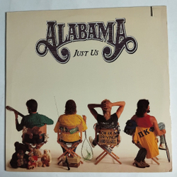 Винтажная виниловая пластинка LP Alabama Just Us (USA 1987)