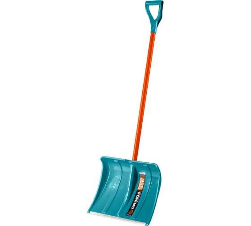 Лопата снеговая GRINDA FIBER 500 мм пластик, фиберглас.черенок, V-ручка
