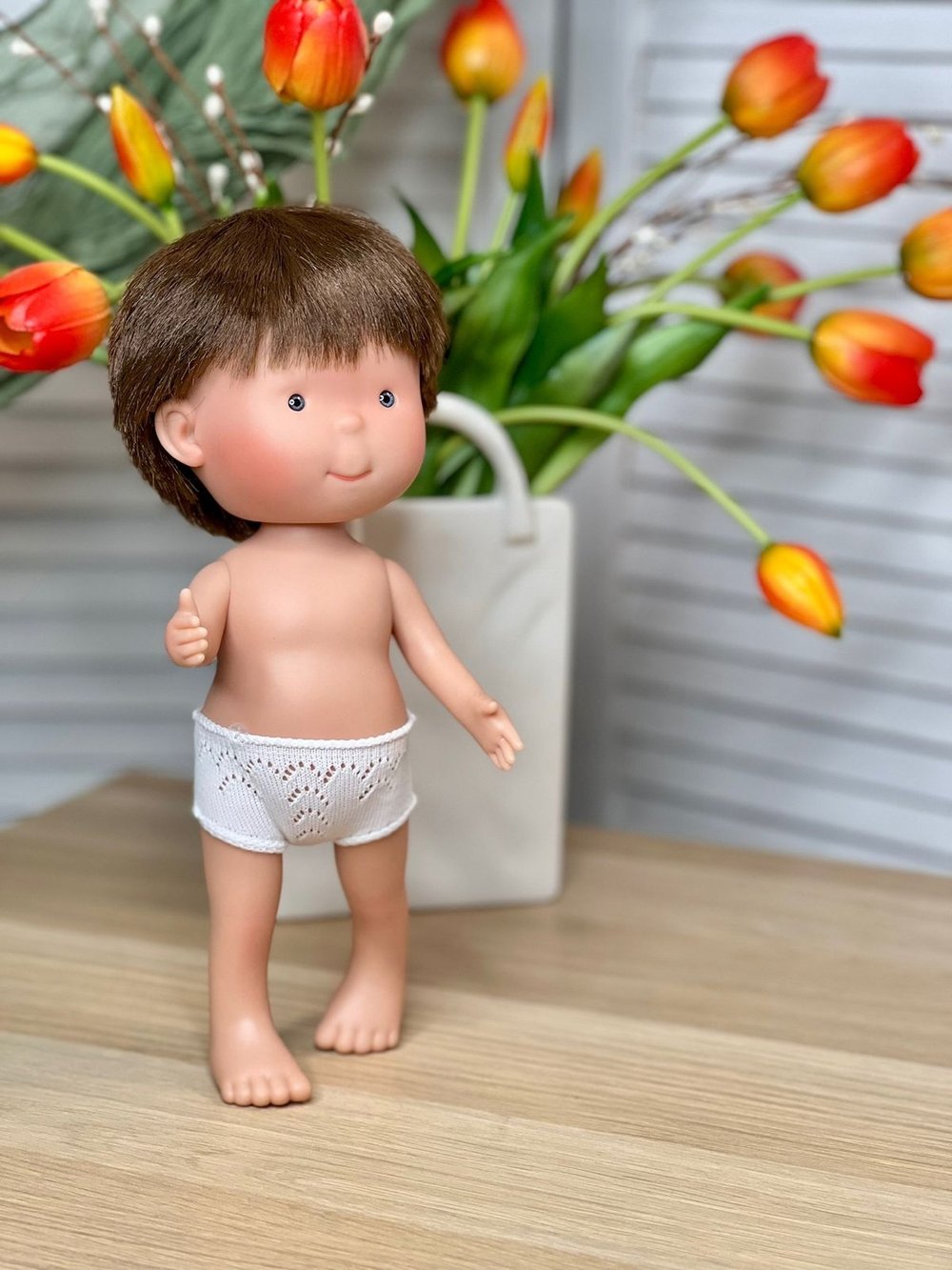 Кукла Nines виниловая 30см PIPPO без одежды (2899W4)