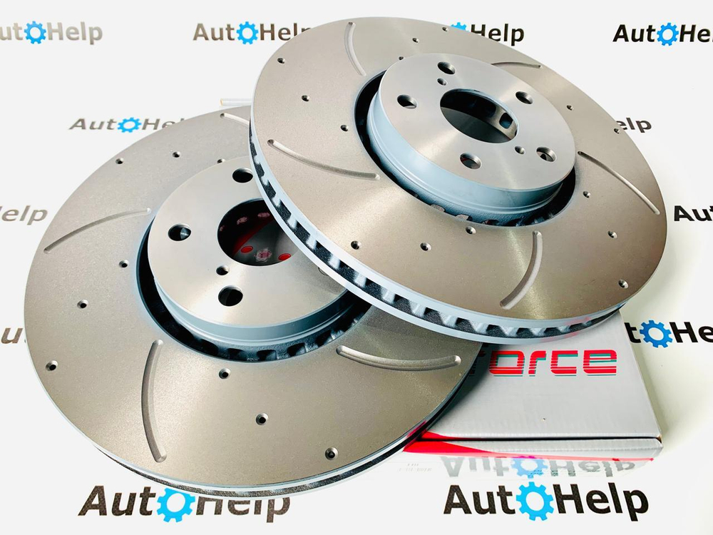 Диск тормозной перфорированный G-Brake GFR-20383R передний правый 334mm