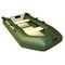 Надувная Лодка ПВХ Polar Bird PB-300ТМ Teal (зеленая, серая) + стеклокомпозитная слань