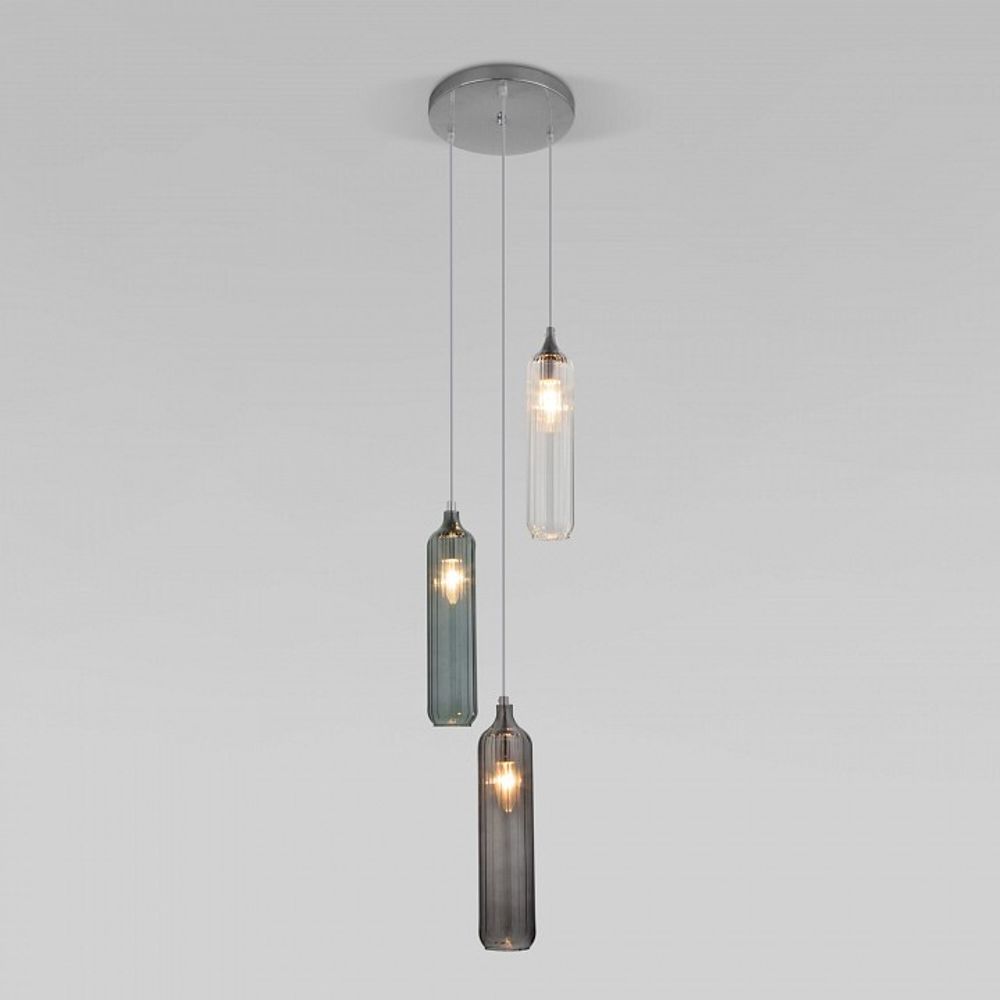 Подвесной светильник Eurosvet Siesta 50252/3 хром