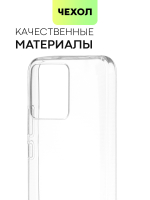 Чехол BROSCORP для realme Narzo 50i Prime;realme C30 оптом (арт. RM-N50iPRIME-TPU-TRANSPARENT)