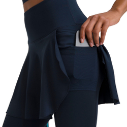 Женские теннисные брюки Wilson Doubles Classic Tight Women - Blue