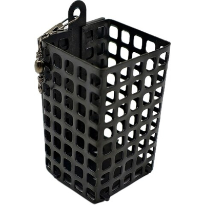 Кормушка прямоугольная черная 60гр