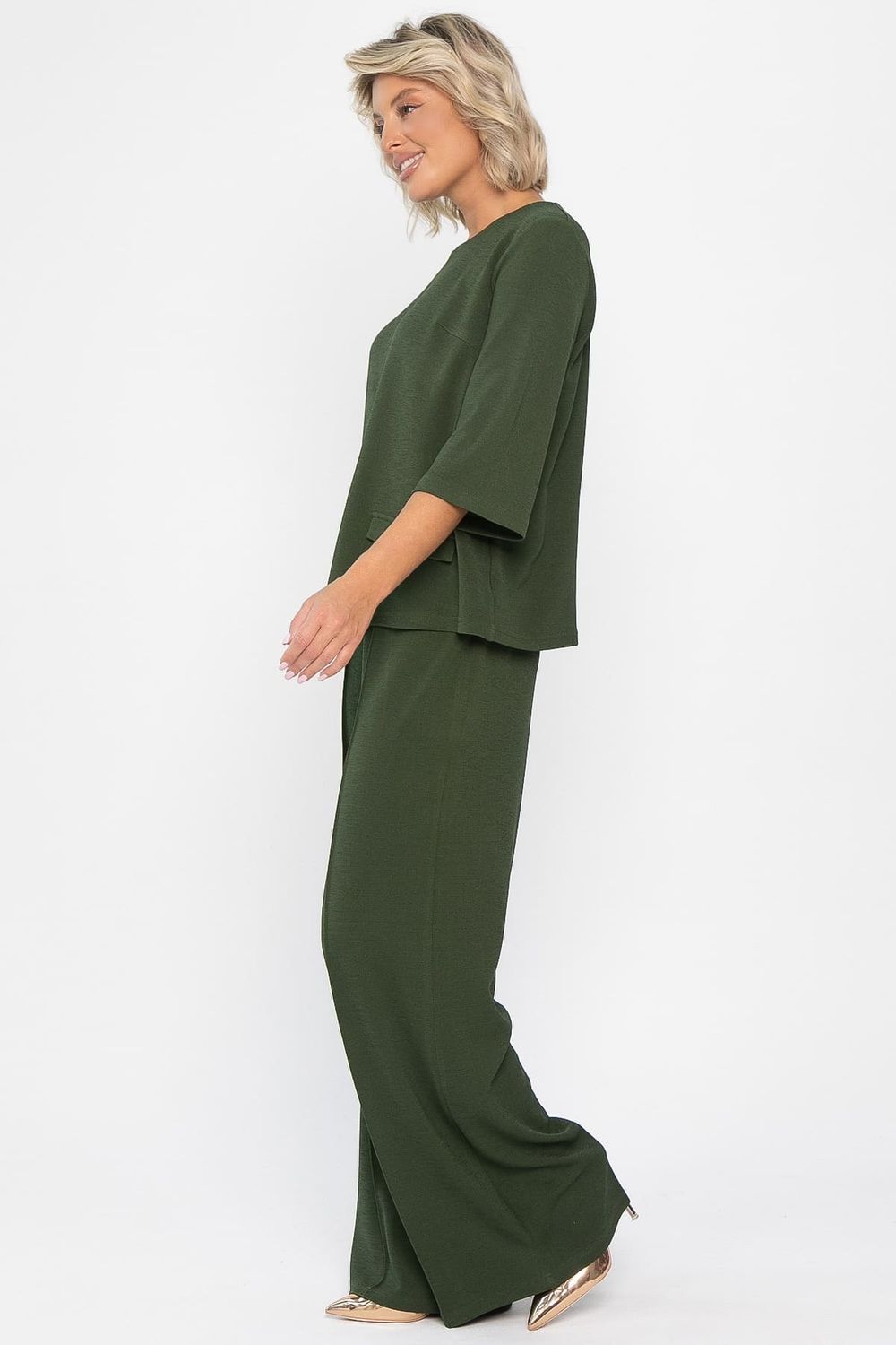 Костюм трикотажный Альберта (темно-зеленый) К14342-10М LT Collection