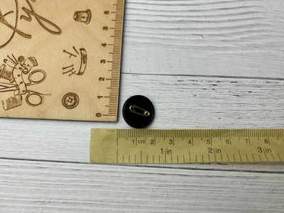 Пуговица БУЛАВКА черные 18мм