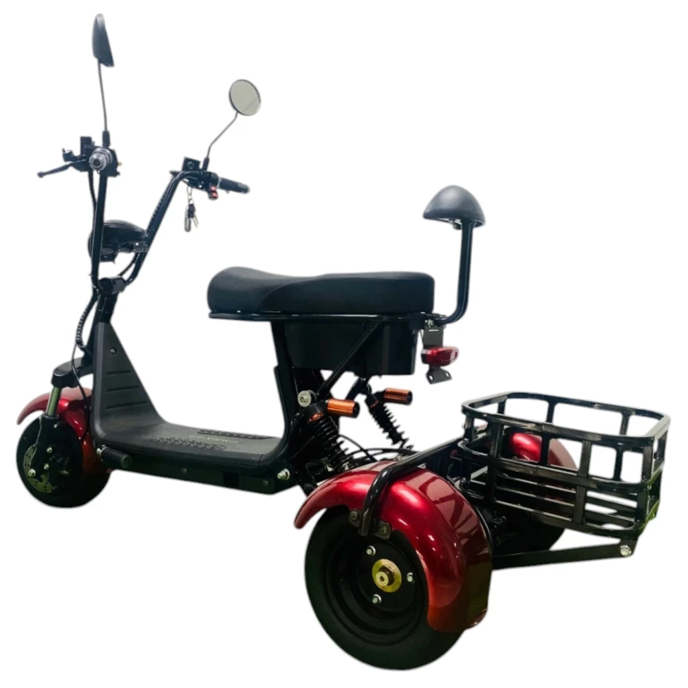 Электроскутер Citycoco GT X3 Pro Trike Mini Красный