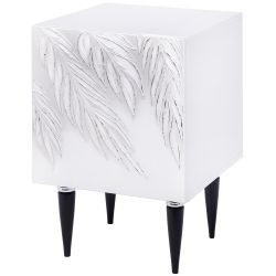 Тумба прикроватная Тропик Классика Айс Найт Сильвер левая