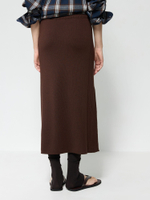 Юбка из мериноса с разрезами