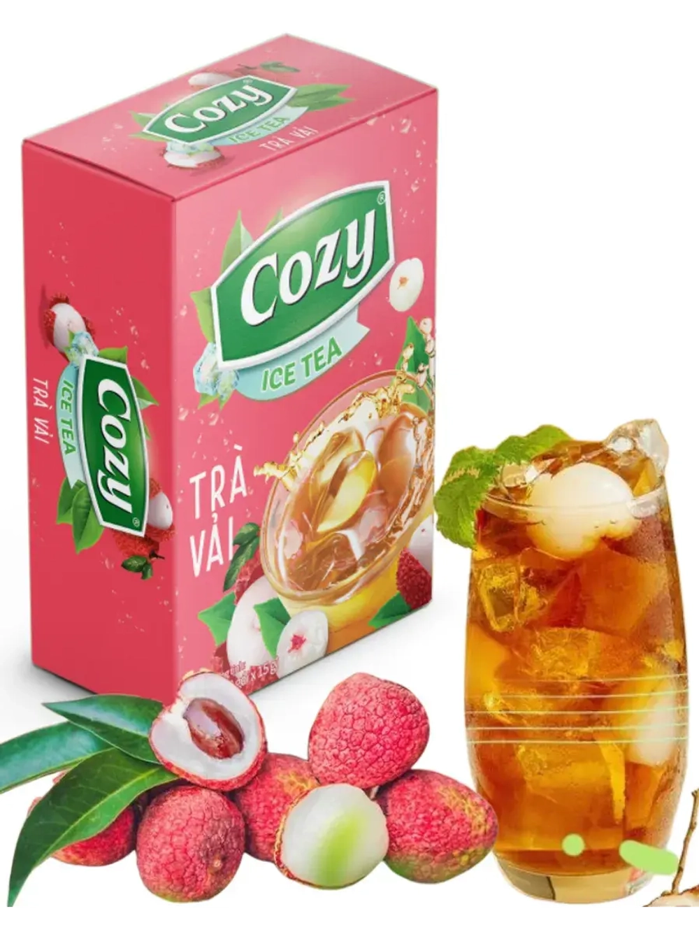 Растворимый вьетнамский чай со вкусом личи 240 г