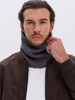 Снуд из футера с начесом для мужчин