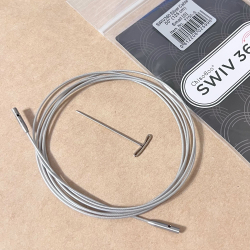 ChiaoGoo, Леска SWIV360, 93 см Small для съемных спиц размера S (готовая длина спиц 120см)