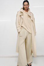 ZW COLLECTION ТРЕНЧКОТ С ВЕРТИКАЛЬНЫМ ВОРОТНИКОМ - ZARA