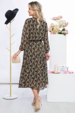 Платье "Леди Шик" (беж) П5478 LT Collection