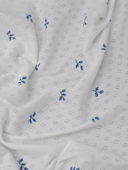 Рибана ажурная в ромбик, цвет шампань с принтом, 100% хлопок