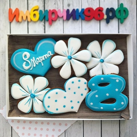Имбирные пряники 8 марта