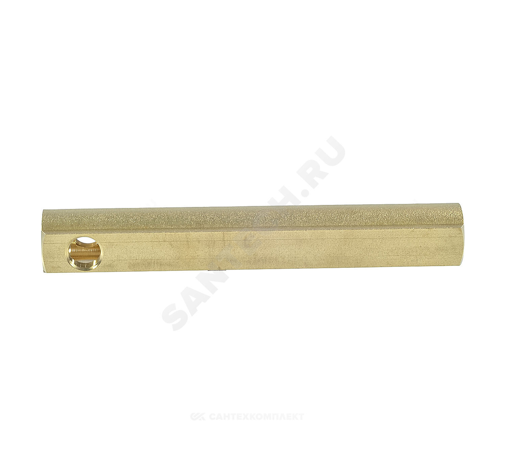 Коллектор латунь 1" ВР/ВР на 6 вых 1/2" ВР м/о 100мм Апогей 422064 (КЛА 2506.100-2)