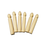 Комплект свеч 55*d9мм 36 штук для кукольного торта, деревянная заготовка