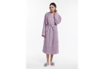 Халат вафельный женский Home One лаванда 56-58