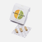 Жевательная резинка Симпли Гам Буст Лемонграсс, Куркума, Кайенский перец / Simply Gum Boost 70г