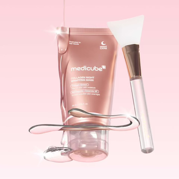 MEDICUBE Ночная маска-плёнка с коллагеном Collagen Night Wrapping Mask (Подарочный набор)