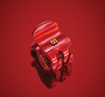 Balmain Hair Couture Заколка-краб Страстный Алый размер XS PINCE A CHEVEUX EXTRA SMALL