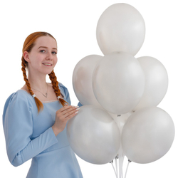 Серебряный воздушный шар металлик Экстра Silver