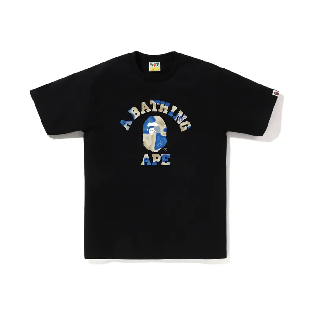 A Bathing Ape Liquid Camo College Tee