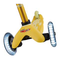 Самокат Mini Micro Deluxe LED Желтый