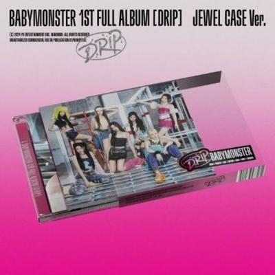 Альбом BABYMONSTER - DRIP 1st FULL Album JEWEL CASE Version