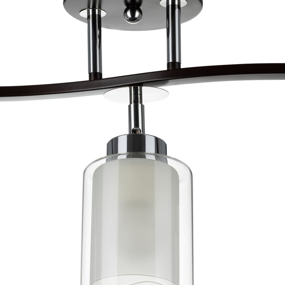 Citilux Фортуна CL156132 Люстра с поворотными плафонами Венге Хром