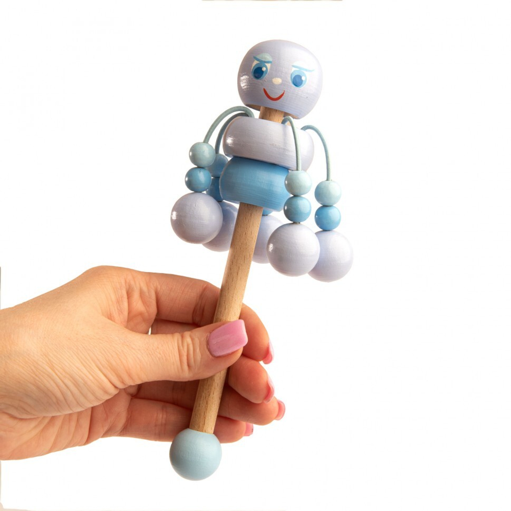 Погремушка Осьминог на палочке Вальда