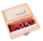 Набор фрез по дереву Вихрь 6шт (хвостовик 8мм), кейс