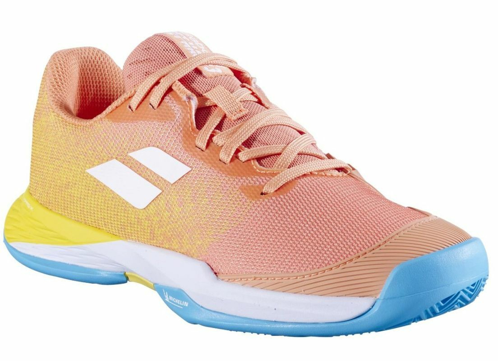 детские Кроссовки теннисные Babolat Jet Mach 3 Junior Clay - coral/gold fusion