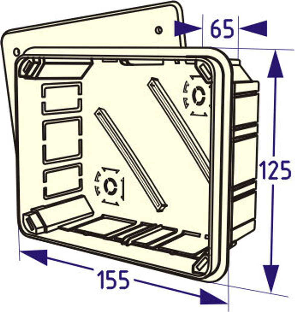 KSC 11-503 Коробка 150*125*65