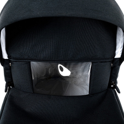 Детская коляска Roan Esso 2025 3 в 1 с автокреслом Tutis Elo Black ESS111/1 Caviar/Black