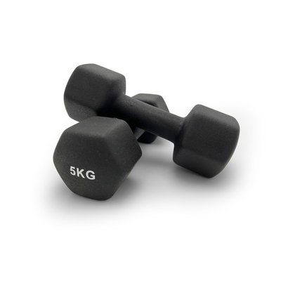 Гантель UNIX Fit неопреновая 5 кг / шт. Black