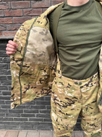 Тактический костюм горка с наколенниками и налокотниками лайт мультикам
