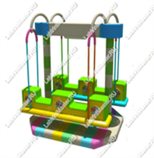 Качеля детская 4KIDS "Леденцы"