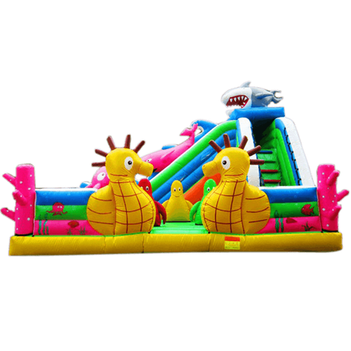 Коммерческий надувной батут "На дне морском"