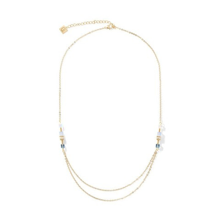 Колье Coeur de Lion Gold-Blue 5064/10-0716 цвет синий, золотой