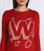 Хлопковый свитер gallo Weekend MaxMara - красный(536613296)