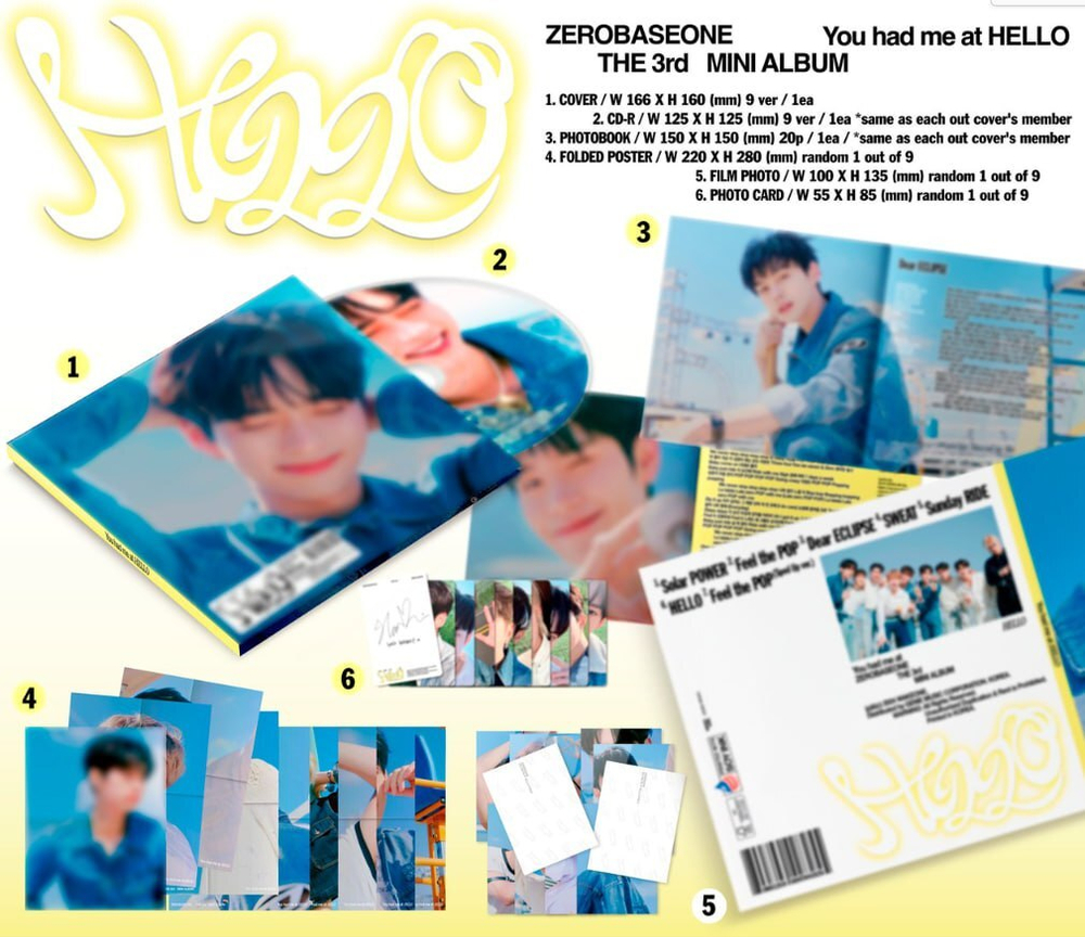 Альбом ZEROBASEONE (ZB1) - You had me at HELLO (Digipack ver.)