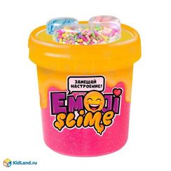 Игрушка в наборе модели "Slime Emoji" 120 мл, розовый
